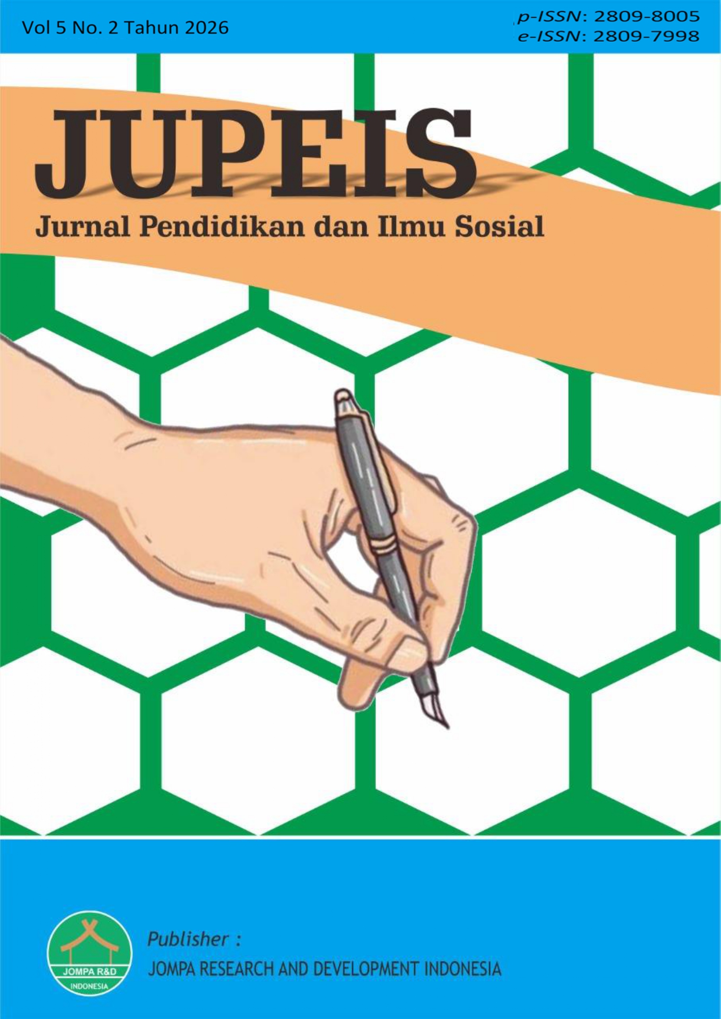 					View Vol. 5 No. 2 (2026): JUPEIS: Jurnal Pendidikan dan  Ilmu Sosial 
				